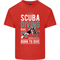 I'd Rather Be Scuba Diving Diver Funny Mens Cotton T-Shirt Tee Top Red