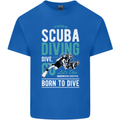 I'd Rather Be Scuba Diving Diver Funny Mens Cotton T-Shirt Tee Top Royal Blue