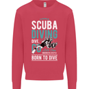 I'd Rather Be Scuba Diving Diver Funny Mens Sweatshirt Jumper Heliconia