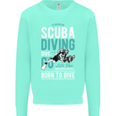 I'd Rather Be Scuba Diving Diver Funny Mens Sweatshirt Jumper Peppermint