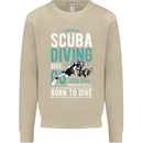 I'd Rather Be Scuba Diving Diver Funny Mens Sweatshirt Jumper Sand