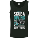 I'd Rather Be Scuba Diving Diver Funny Mens Vest Tank Top Black