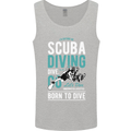 I'd Rather Be Scuba Diving Diver Funny Mens Vest Tank Top Sports Grey