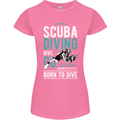 I'd Rather Be Scuba Diving Diver Funny Womens Petite Cut T-Shirt Azalea