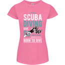 I'd Rather Be Scuba Diving Diver Funny Womens Petite Cut T-Shirt Azalea