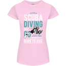 I'd Rather Be Scuba Diving Diver Funny Womens Petite Cut T-Shirt Light Pink
