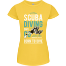 I'd Rather Be Scuba Diving Diver Funny Womens Petite Cut T-Shirt Yellow