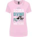 I'd Rather Be Scuba Diving Diver Funny Womens Wider Cut T-Shirt Light Pink