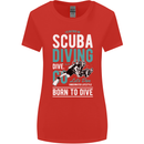 I'd Rather Be Scuba Diving Diver Funny Womens Wider Cut T-Shirt Red
