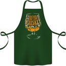 I'd Rather Be Someone's Whiskey Funny Cotton Apron 100% Organic Forest Green