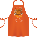 I'd Rather Be Someone's Whiskey Funny Cotton Apron 100% Organic Orange