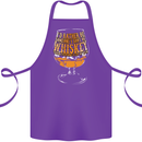 I'd Rather Be Someone's Whiskey Funny Cotton Apron 100% Organic Purple