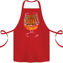 I'd Rather Be Someone's Whiskey Funny Cotton Apron 100% Organic Red