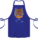 I'd Rather Be Someone's Whiskey Funny Cotton Apron 100% Organic Royal Blue