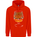 I'd Rather Be Someone's Whiskey Funny Mens 80% Cotton Hoodie Bright Red