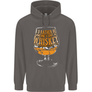 I'd Rather Be Someone's Whiskey Funny Mens 80% Cotton Hoodie Charcoal