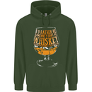 I'd Rather Be Someone's Whiskey Funny Mens 80% Cotton Hoodie Forest Green
