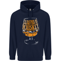 I'd Rather Be Someone's Whiskey Funny Mens 80% Cotton Hoodie Navy Blue