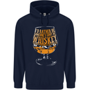 I'd Rather Be Someone's Whiskey Funny Mens 80% Cotton Hoodie Navy Blue