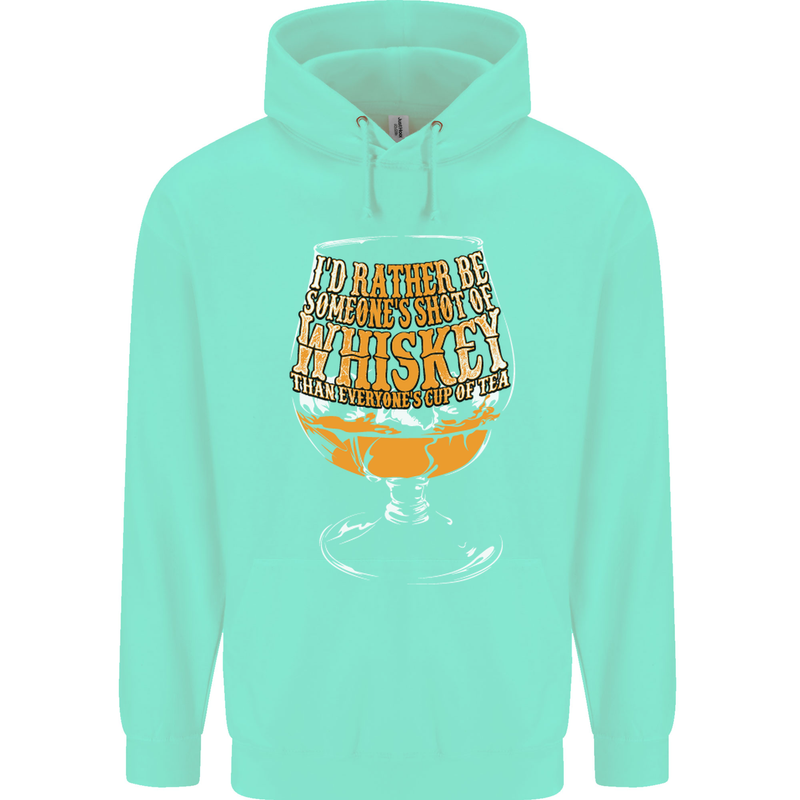 I'd Rather Be Someone's Whiskey Funny Mens 80% Cotton Hoodie Peppermint