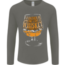 I'd Rather Be Someone's Whiskey Funny Mens Long Sleeve T-Shirt Charcoal