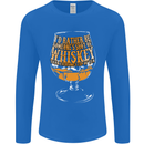 I'd Rather Be Someone's Whiskey Funny Mens Long Sleeve T-Shirt Royal Blue