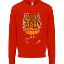 I'd Rather Be Someone's Whiskey Funny Mens Sweatshirt Jumper Bright Red