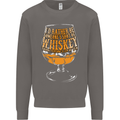 I'd Rather Be Someone's Whiskey Funny Mens Sweatshirt Jumper Charcoal