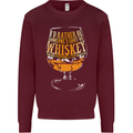 I'd Rather Be Someone's Whiskey Funny Mens Sweatshirt Jumper Maroon