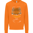 I'd Rather Be Someone's Whiskey Funny Mens Sweatshirt Jumper Orange