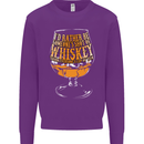 I'd Rather Be Someone's Whiskey Funny Mens Sweatshirt Jumper Purple
