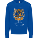 I'd Rather Be Someone's Whiskey Funny Mens Sweatshirt Jumper Royal Blue