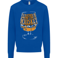 I'd Rather Be Someone's Whiskey Funny Mens Sweatshirt Jumper Royal Blue