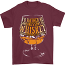I'd Rather Be Someone's Whiskey Funny Mens T-Shirt Cotton Gildan Maroon