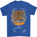 I'd Rather Be Someone's Whiskey Funny Mens T-Shirt Cotton Gildan Royal Blue