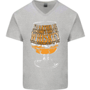 I'd Rather Be Someone's Whiskey Funny Mens V-Neck Cotton T-Shirt Sports Grey