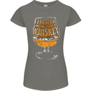I'd Rather Be Someone's Whiskey Funny Womens Petite Cut T-Shirt Charcoal