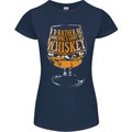 I'd Rather Be Someone's Whiskey Funny Womens Petite Cut T-Shirt Navy Blue