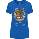 I'd Rather Be Someone's Whiskey Funny Womens Wider Cut T-Shirt Royal Blue