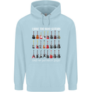 I have Too Many Guitars Guitarist Acoustic Childrens Kids Hoodie Light Blue