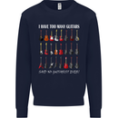 I have Too Many Guitars Guitarist Acoustic Kids Sweatshirt Jumper Navy Blue
