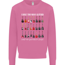 I have Too Many Guitars Guitarist Acoustic Mens Sweatshirt Jumper Azalea