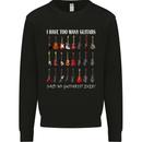I have Too Many Guitars Guitarist Acoustic Mens Sweatshirt Jumper Black