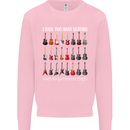 I have Too Many Guitars Guitarist Acoustic Mens Sweatshirt Jumper Light Pink