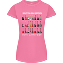 I have Too Many Guitars Guitarist Acoustic Womens Petite Cut T-Shirt Azalea