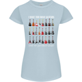 I have Too Many Guitars Guitarist Acoustic Womens Petite Cut T-Shirt Light Blue