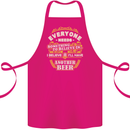 I'll Have Another Beer Funny Alcohol Cotton Apron 100% Organic Pink