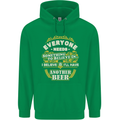 I'll Have Another Beer Funny Alcohol Mens 80% Cotton Hoodie Irish Green