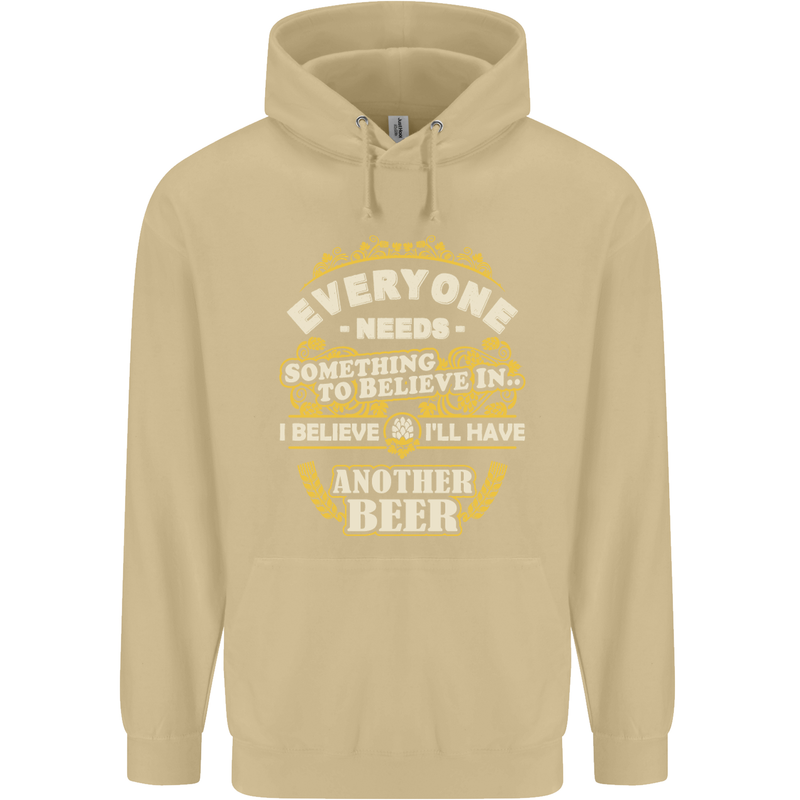I'll Have Another Beer Funny Alcohol Mens 80% Cotton Hoodie Sand