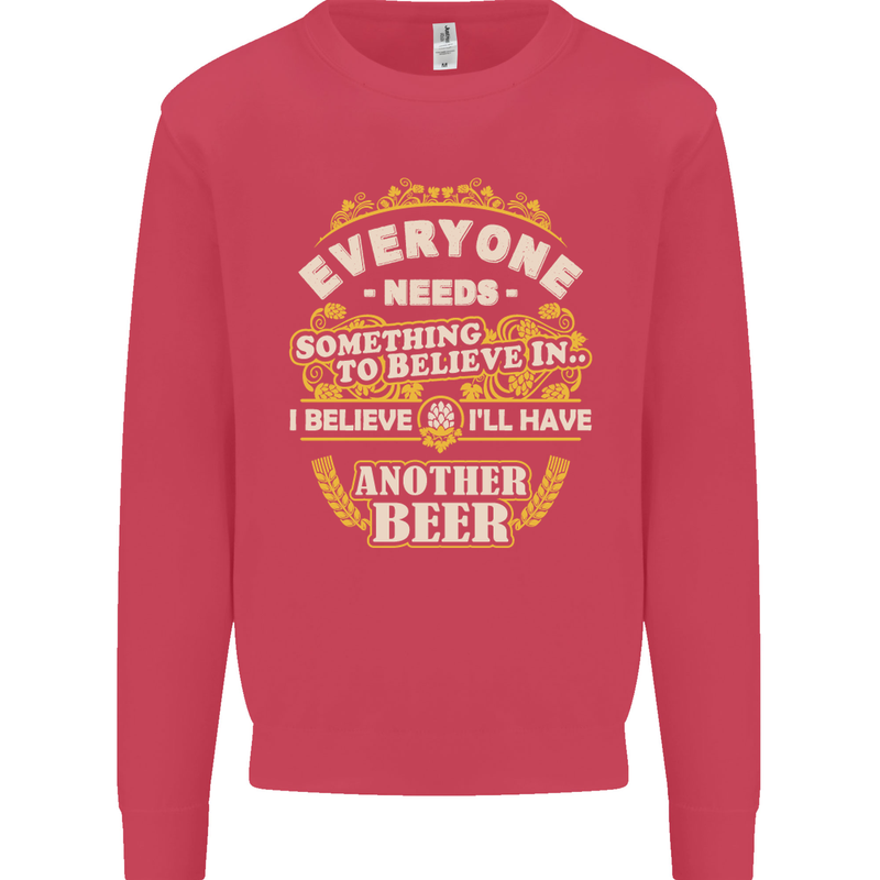 I'll Have Another Beer Funny Alcohol Mens Sweatshirt Jumper Heliconia